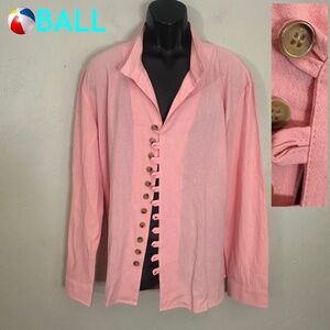 Ball Pirate Shirt XL Gently worn 100% cotton textured fabric 23.5" armpits